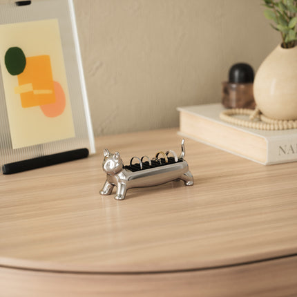 Ali Cat Ring Holder Chrome