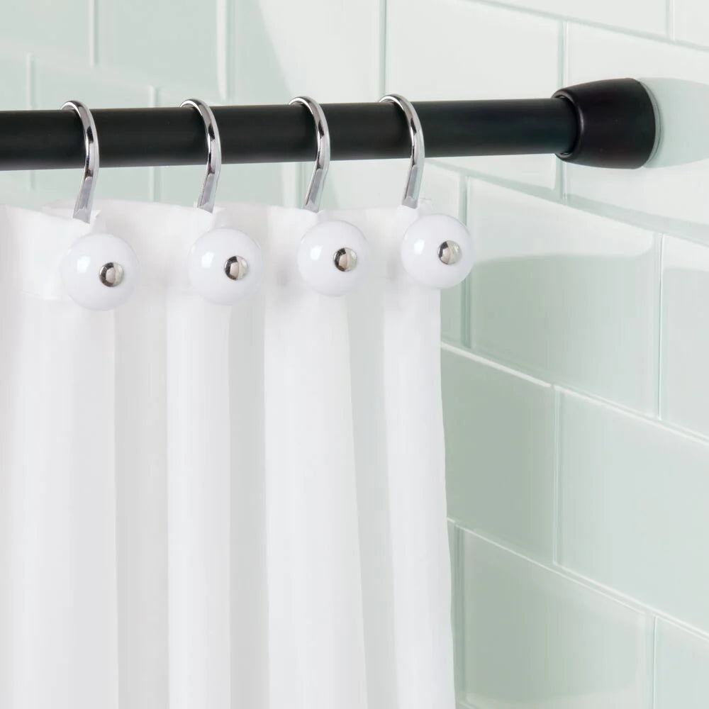 Cameo Shower Tension Rod - Matte Black