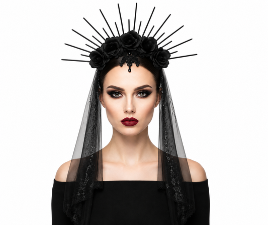Gothic Veil Headband