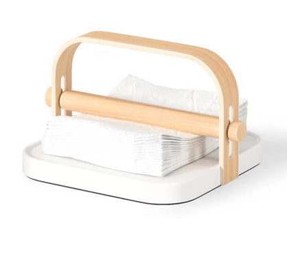 Bellwood Napkin Holder White / Natural