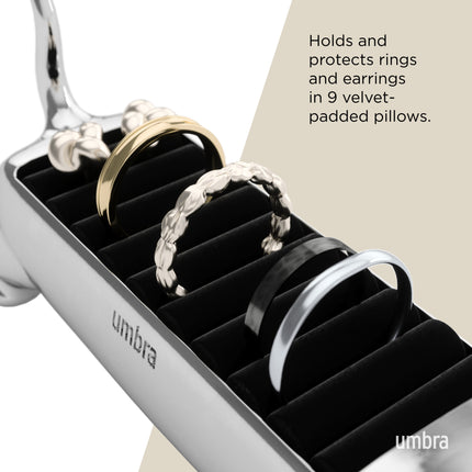 Ali Cat Ring Holder Chrome