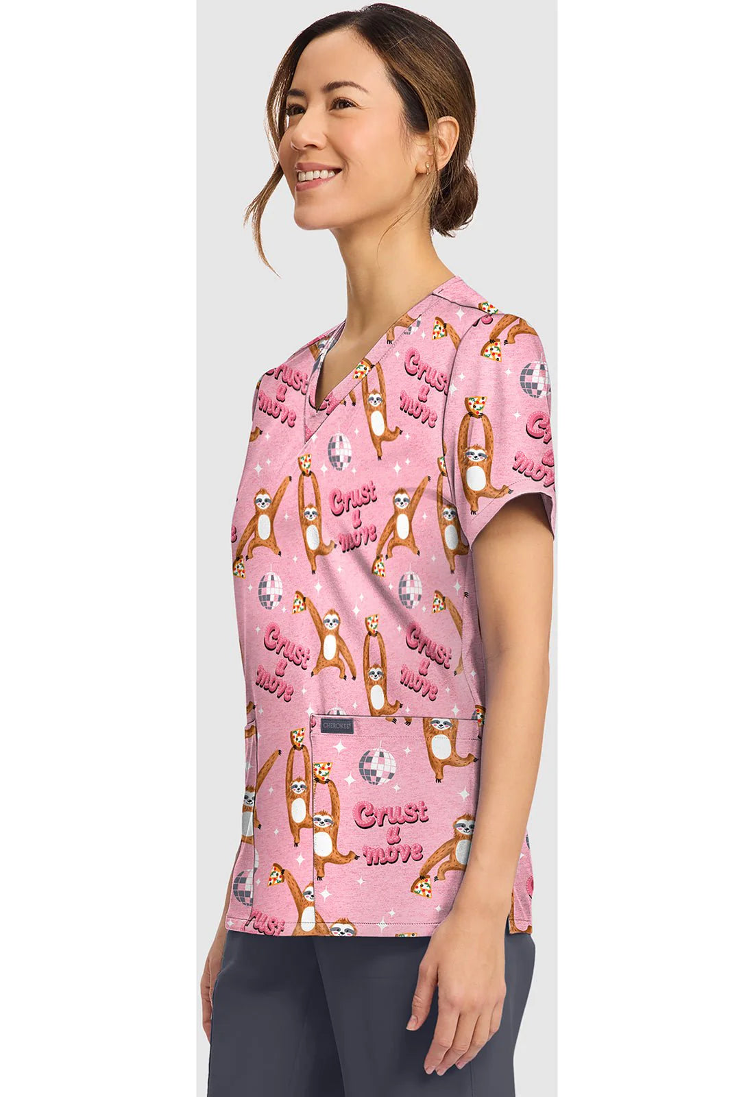 Top estampado con cuello de pico Crust a Move