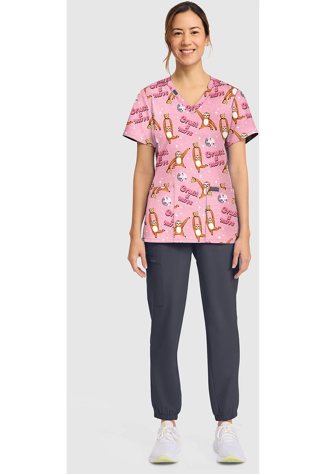 Top estampado con cuello de pico Crust a Move
