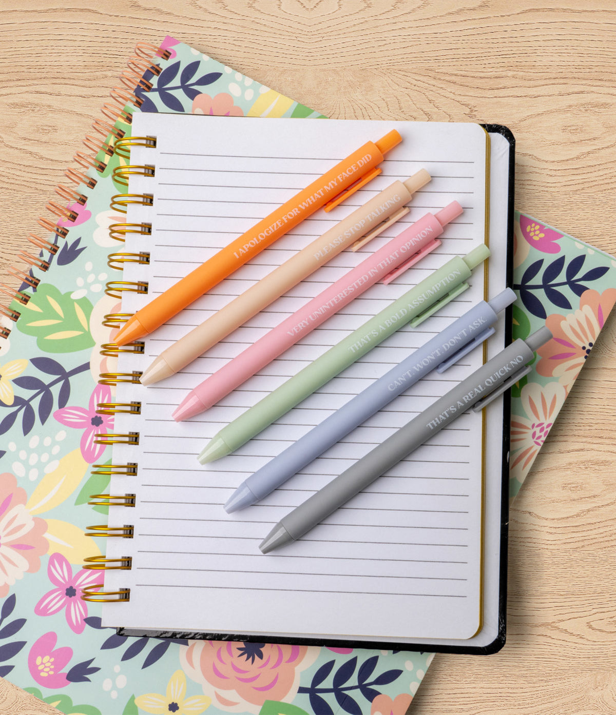 Crush Warmest Regards Quote Pen Set Flowers