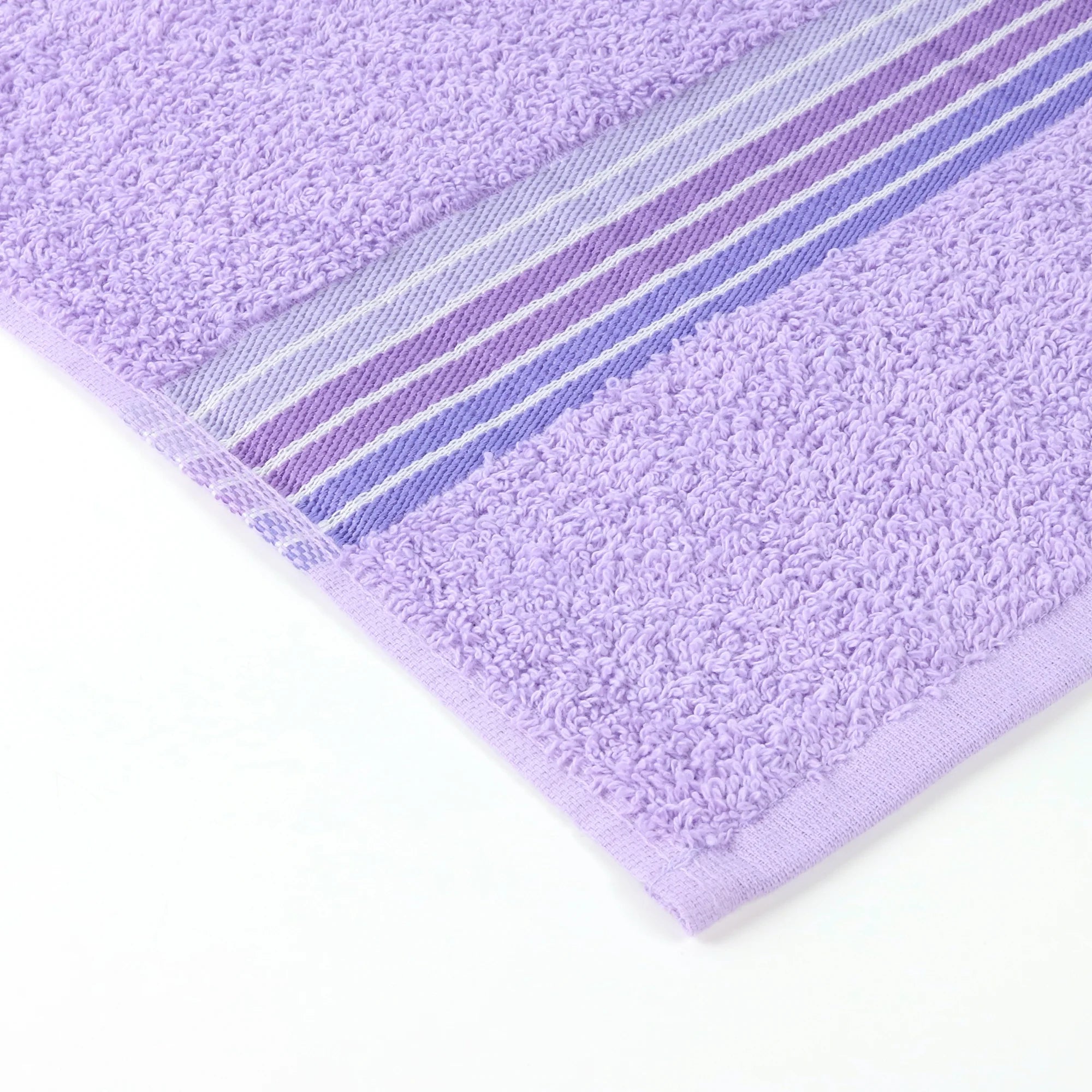 Bath Towel Ombre Tripe Lavandery Sky 27x52