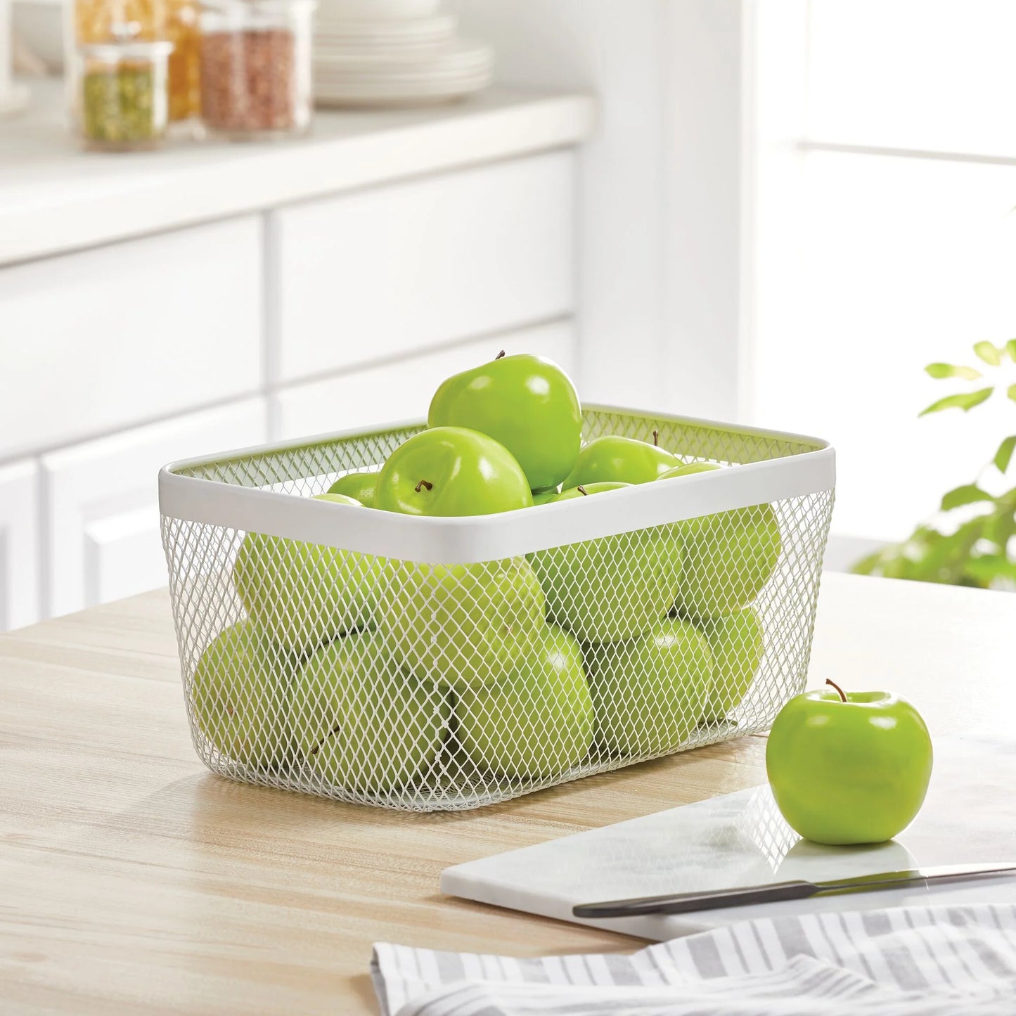 Basket White 12 x 9 x 6