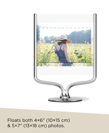 Wishbone Picture Frame Chrome