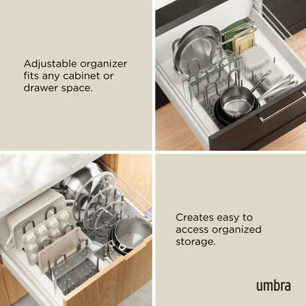 Peggy Cookware Organizer Charcoal