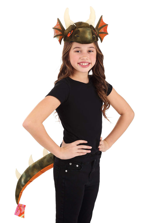 Dragon Soft Headband & Tail Costume Accessory Kit