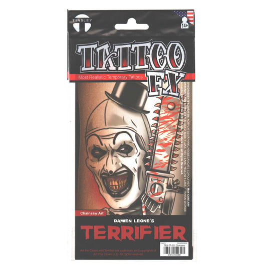 Terrifier 3 - Tattoo - Chainsaw Art
