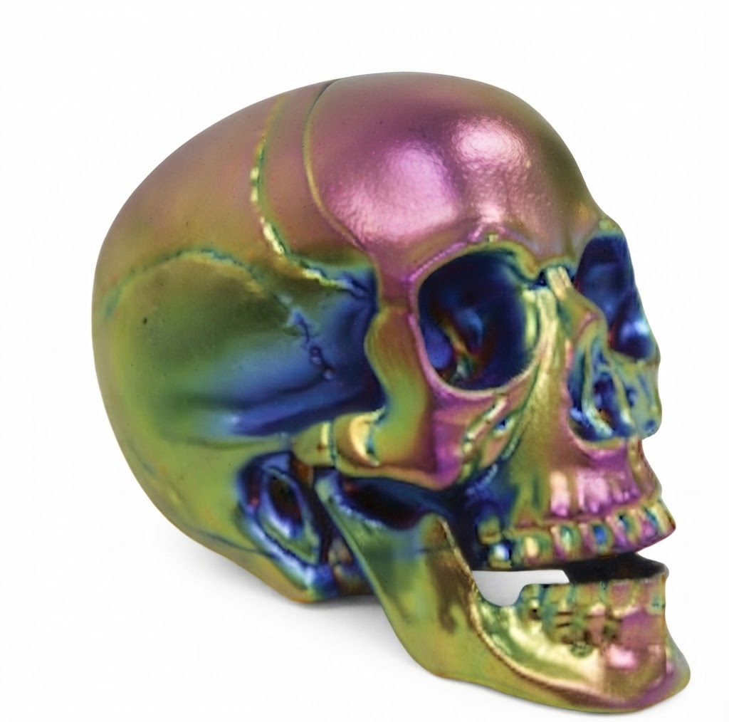 6.5in Iridescent Skull