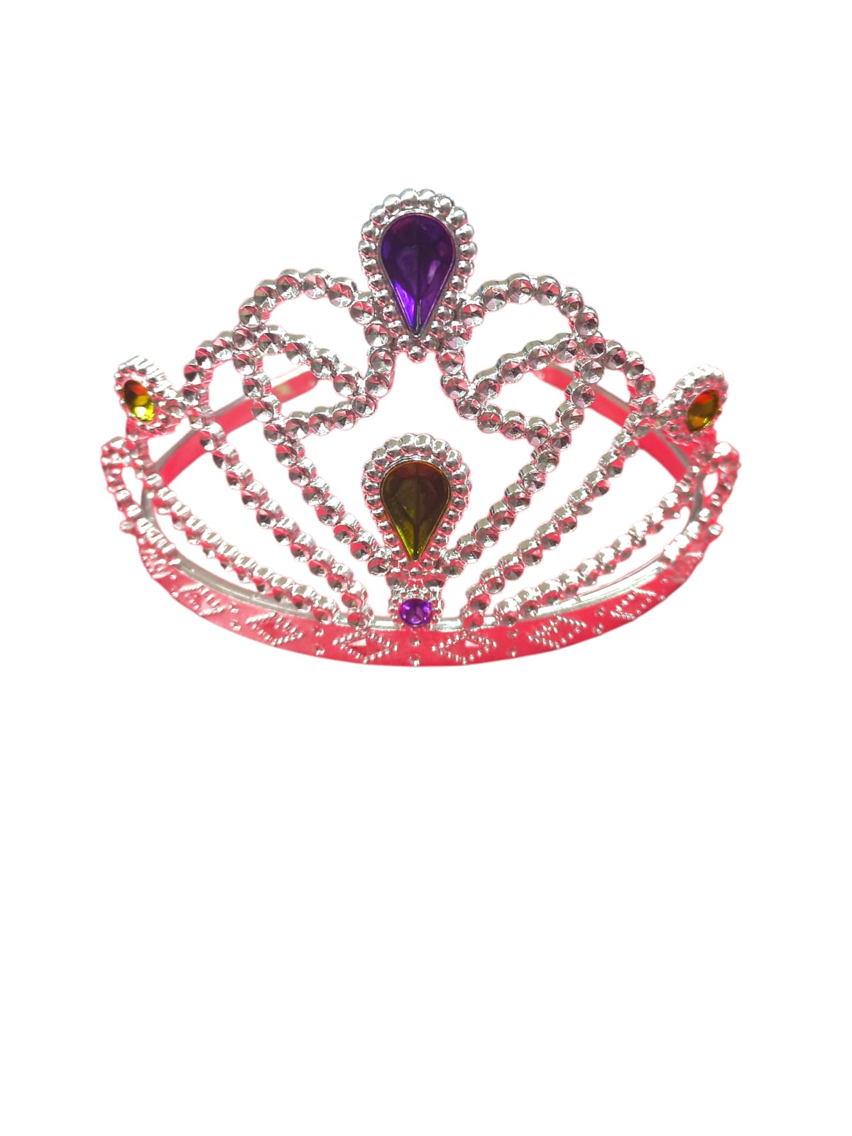 Crown-Princess with/Jewels-Silver