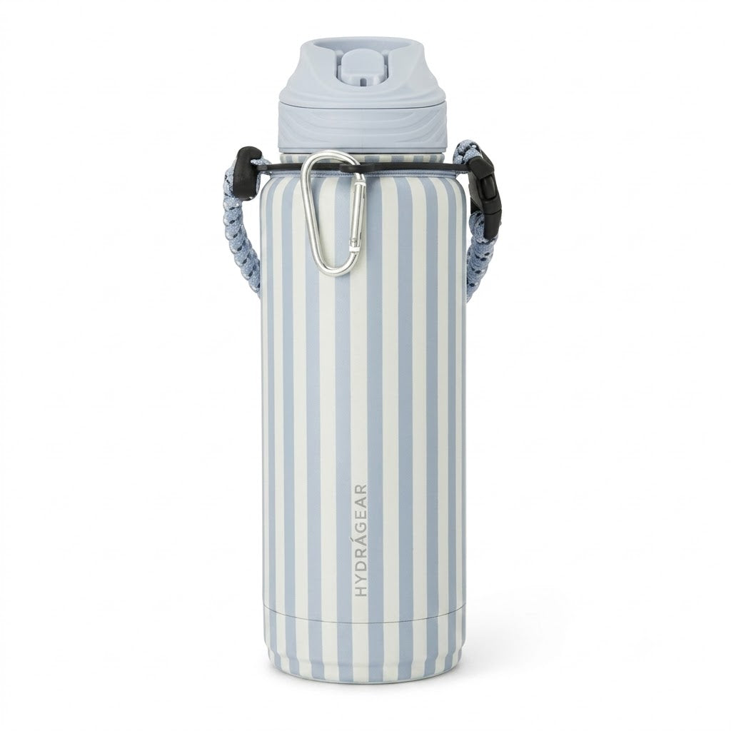 40oz Straw Zenith Sport - 3D Stripe MI Light Blue