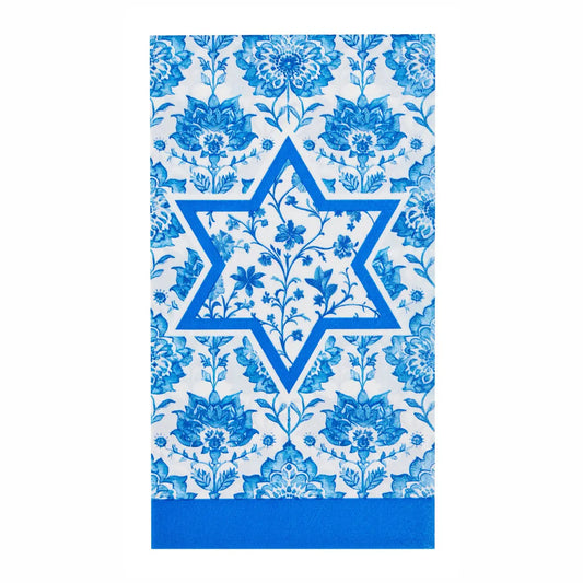 Guest Towel Hanukkah Toile 3ply