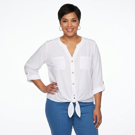 Blusa Blanca Ruby Rd X