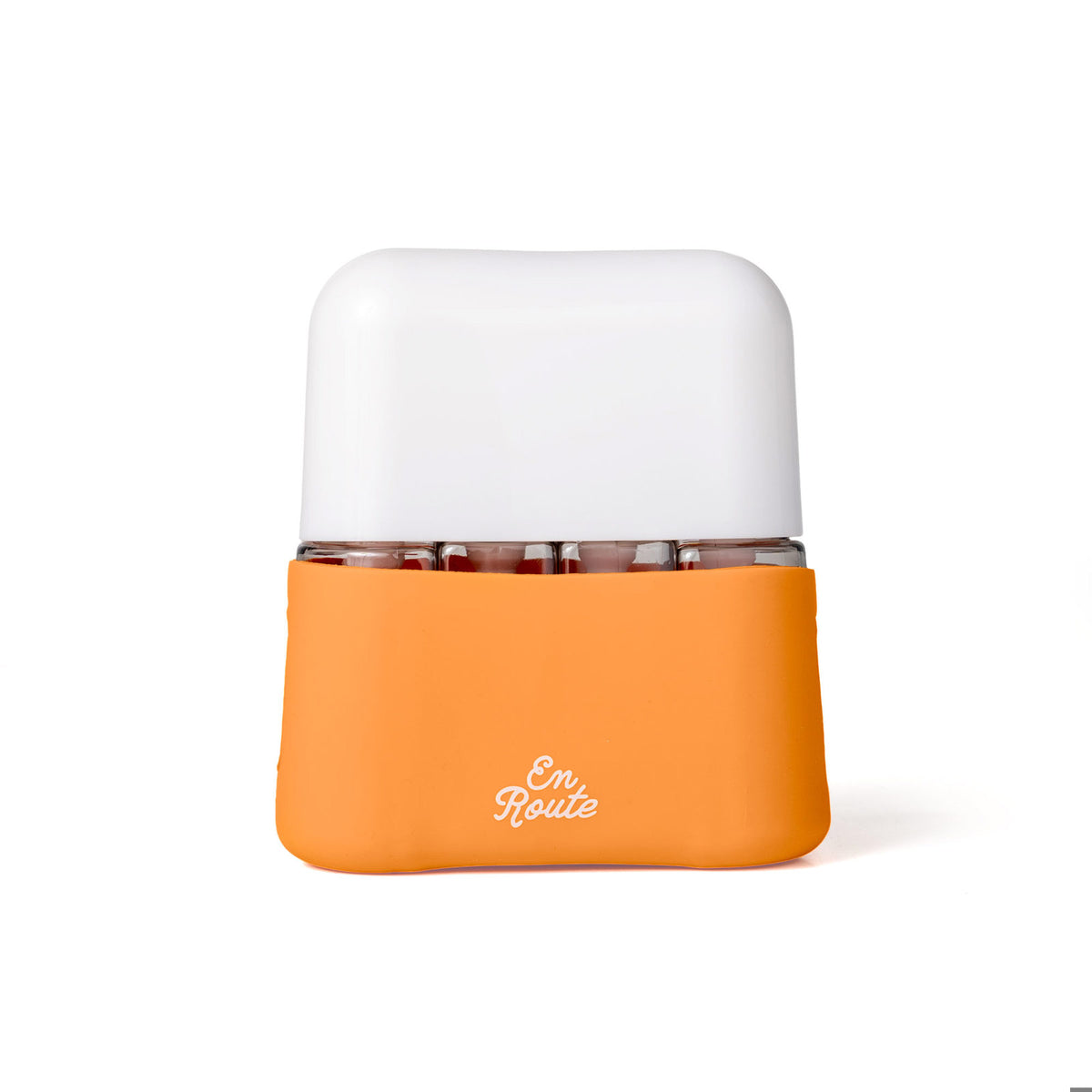 En Route Bon Voyage 4 Piece Travel Bottles Orange