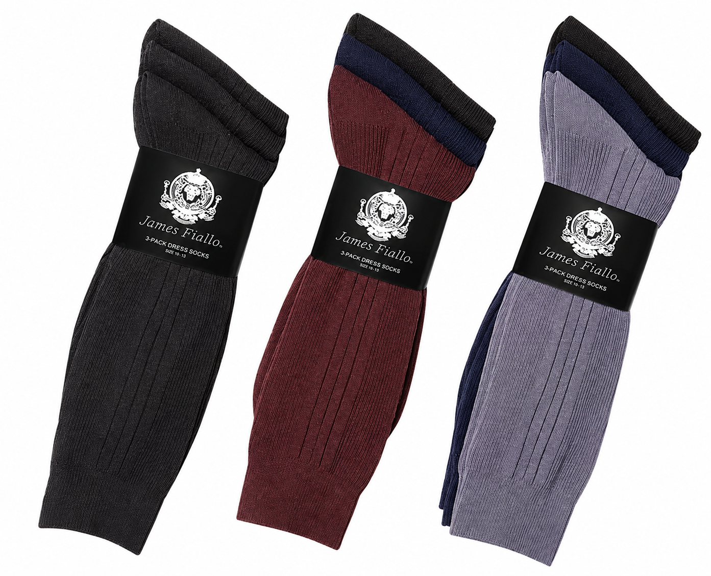 3 Pair  Mens Dress Socks