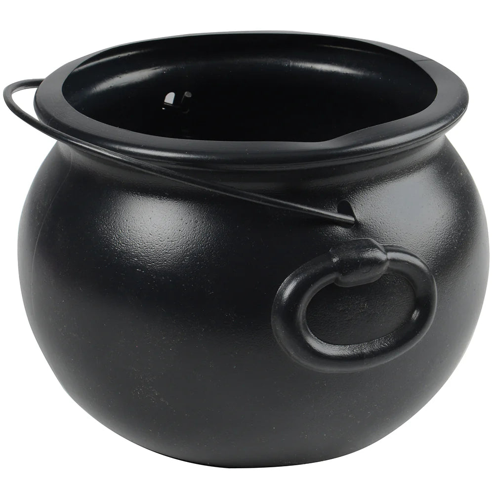 8" Cauldron with Handle Black