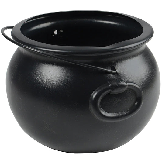 8" Cauldron with Handle Black