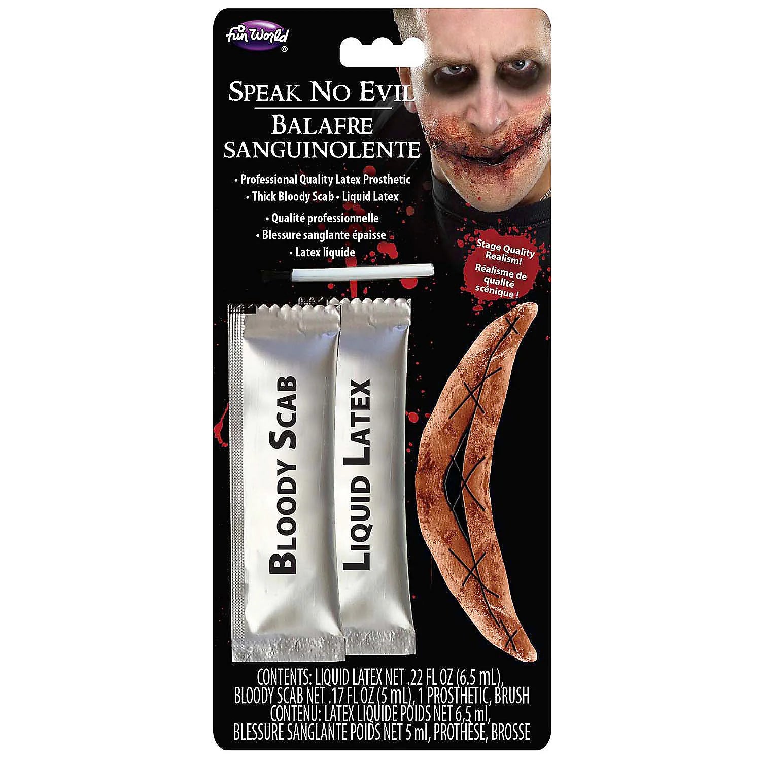 Creepy Face Appliance Kit Speak No Evil