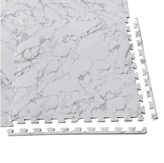 Mat with Design 6 Pieces - Marble