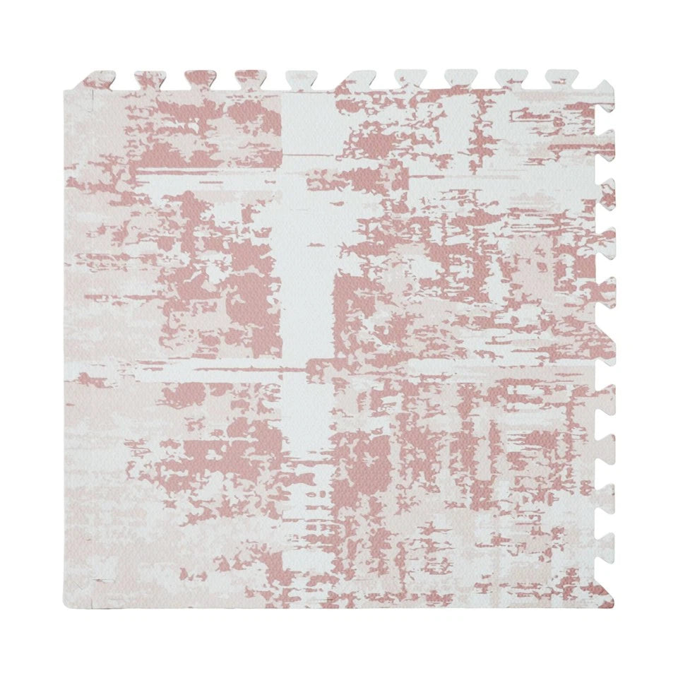 Play Mat with Design 6 Pieces - Blush