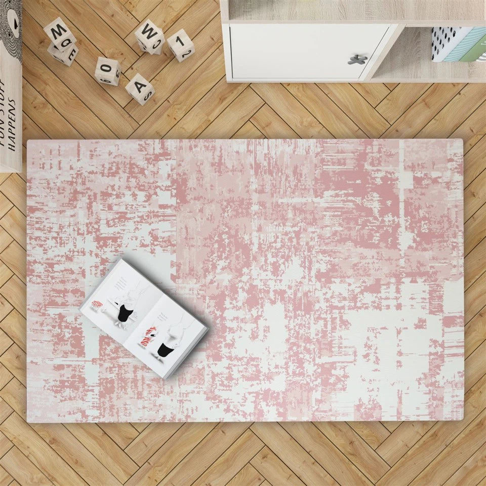 Mat with Design 6 Pieces - Blush