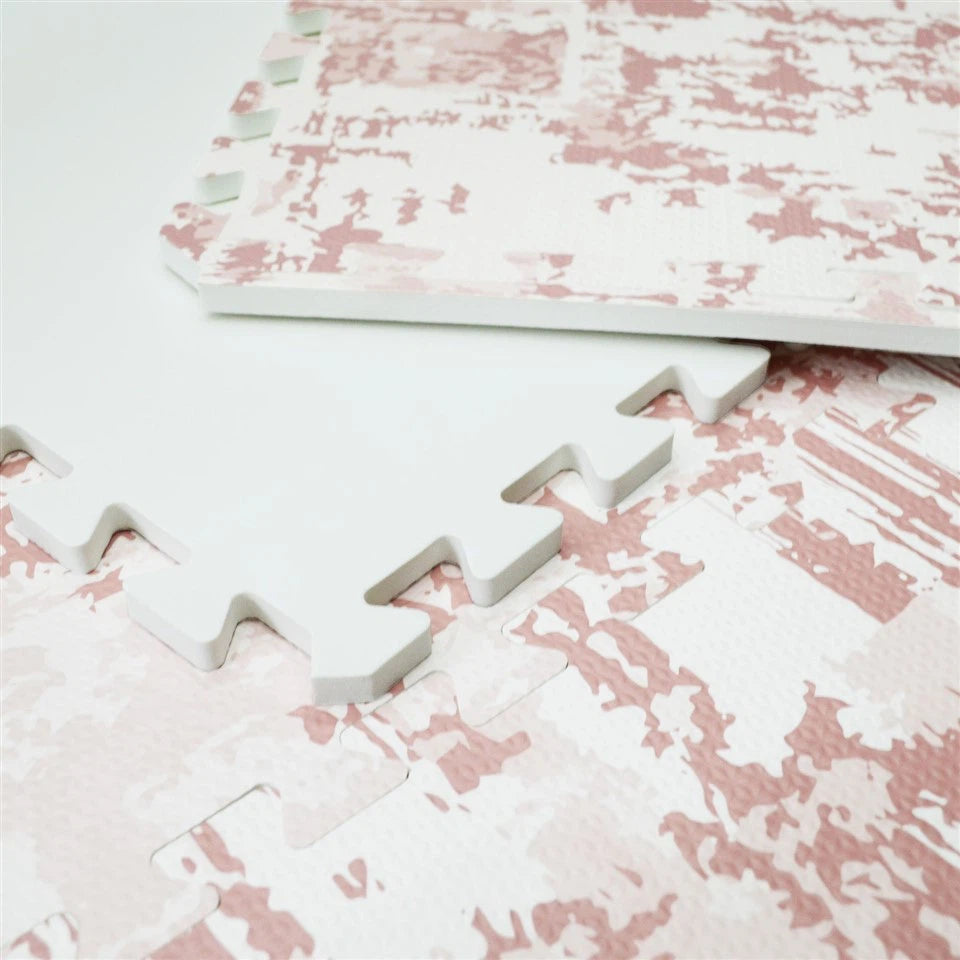 Play Mat with Design 6 Pieces - Blush