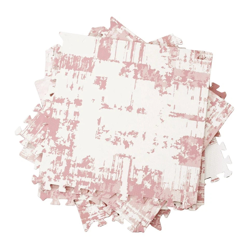 Play Mat with Design 6 Pieces - Blush