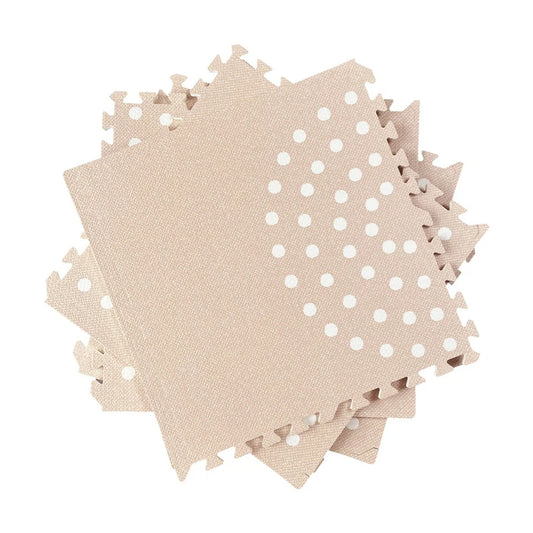 Play Mat with Design 6 Pieces - Pink Blush