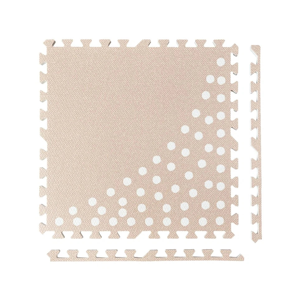 Play Mat with Design 6 Pieces - Pink Blush