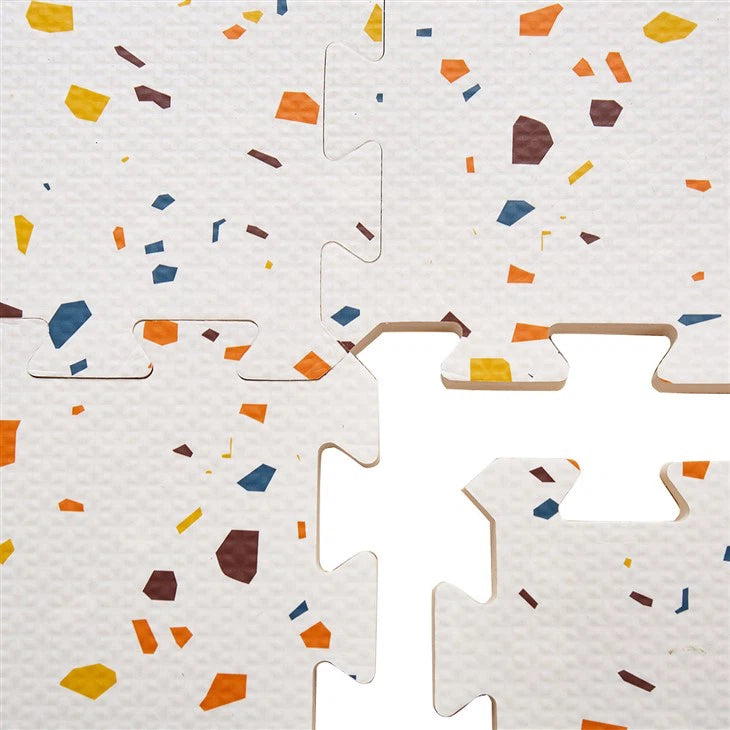 Mat with Design 6 Pieces - Orange