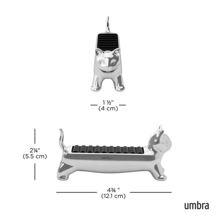 Ali Cat Ring Holder Chrome