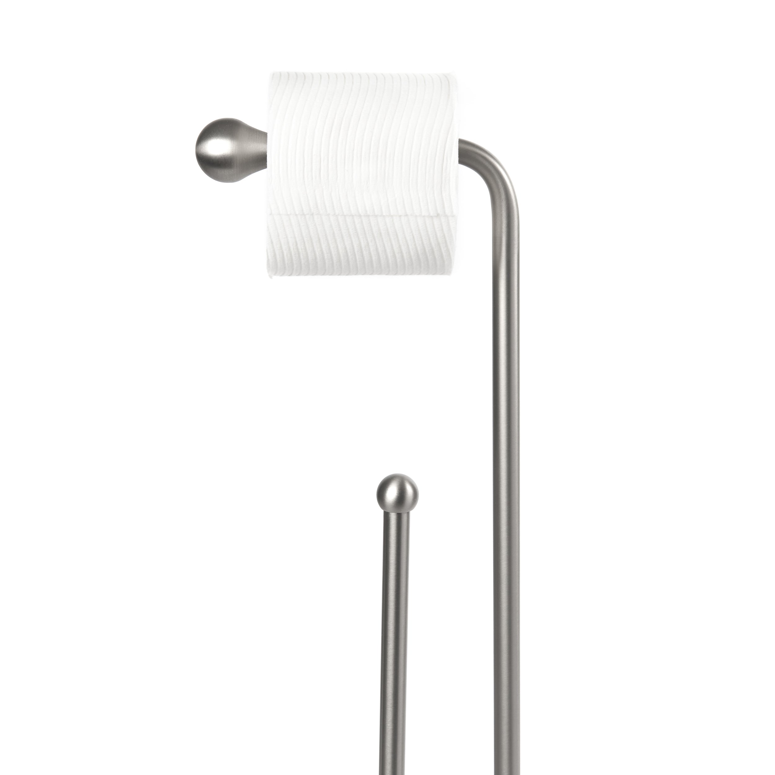 Teardrop Toilet Paper Stand – Nickel