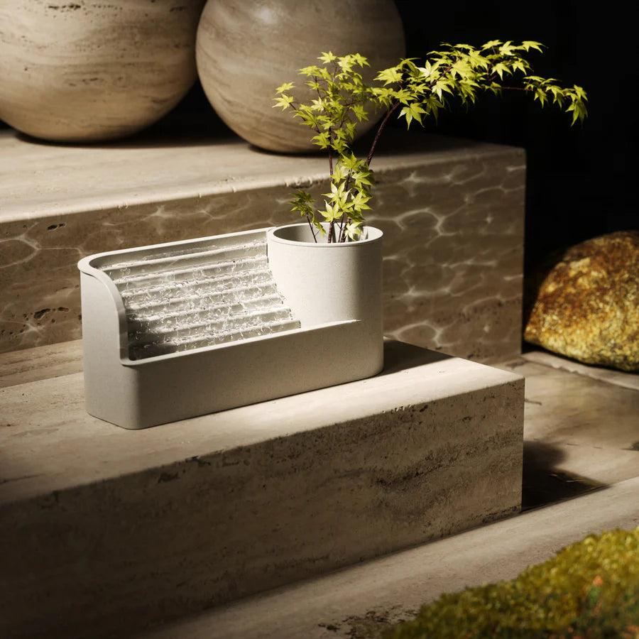 Stream Water Fountain Grey