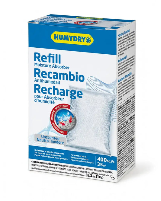  HUMYDRY Refill Moisture Absorber 1Kg. Unscented