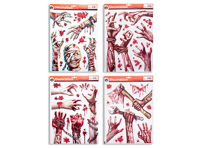 Halloween Bloody Zombie Clings