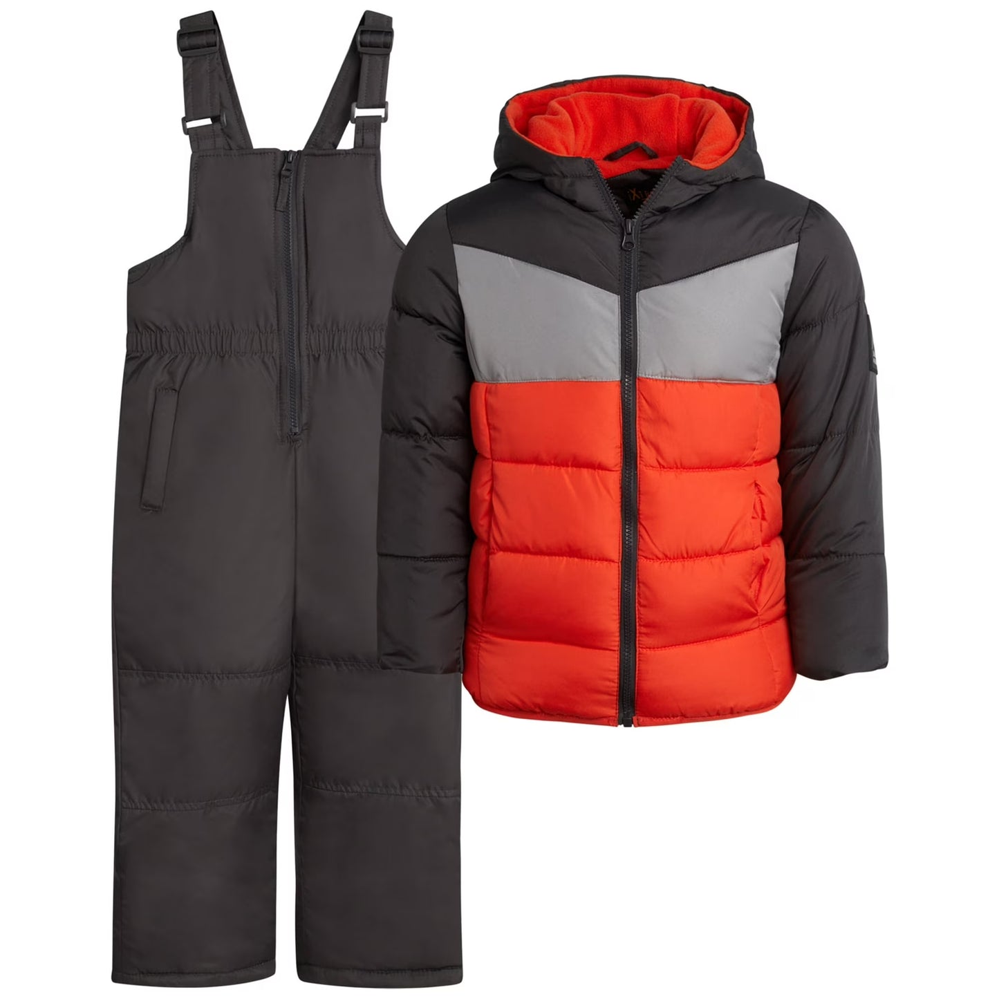 Colorblock Snowsuit Charcoal