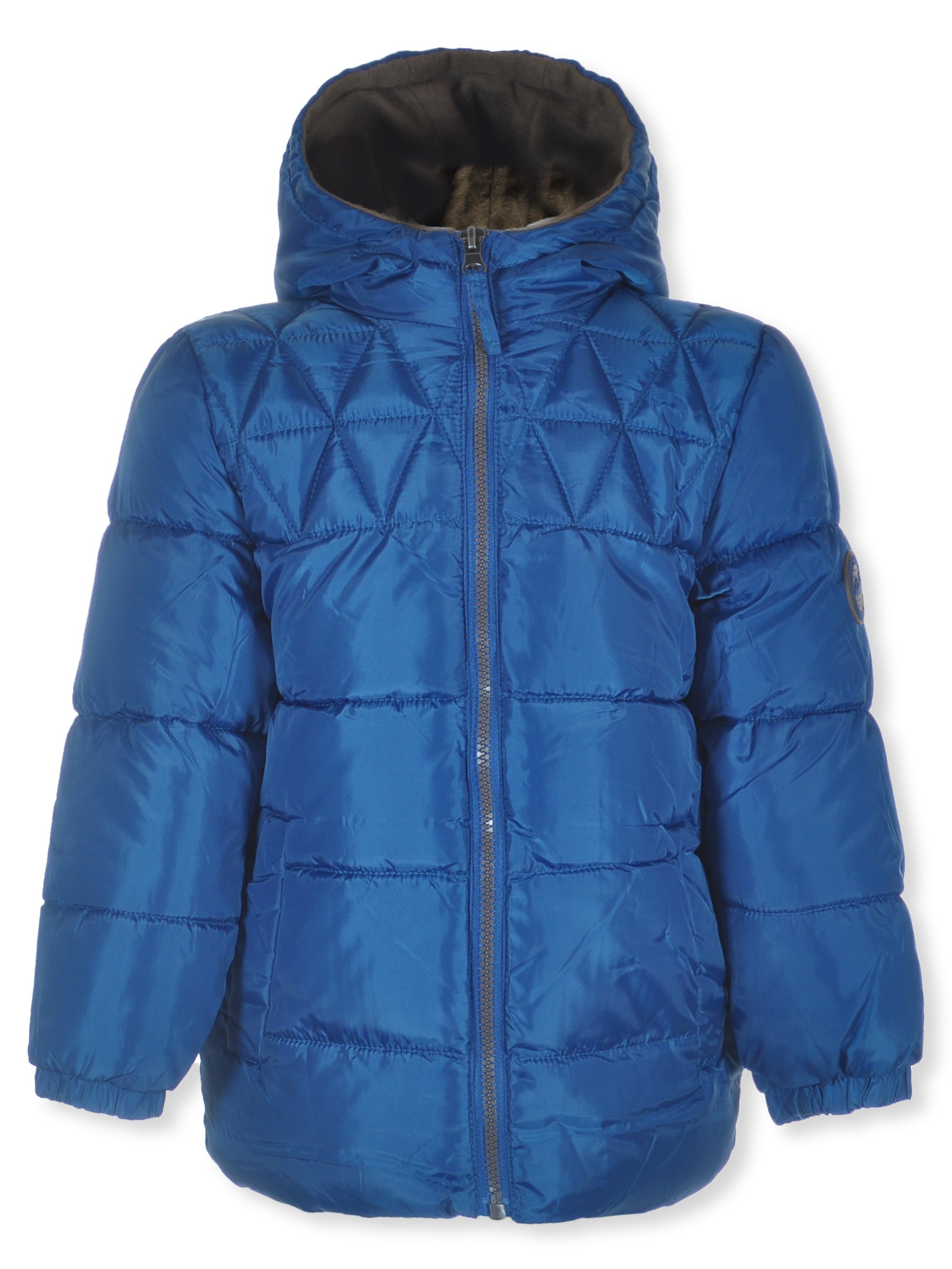 New Solid Puffer Dark Blue