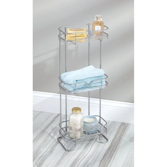 Neo 3-Tier Bath Shelf in Silver
