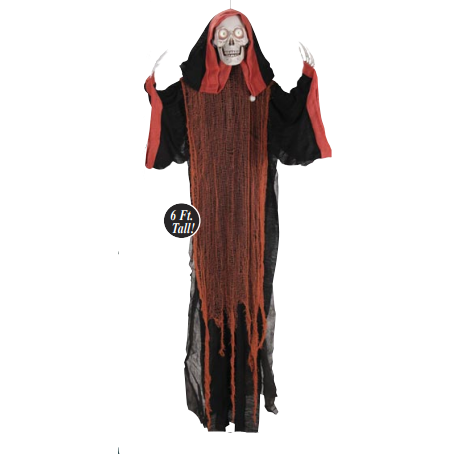 6 FT Hanging Animated Reaper