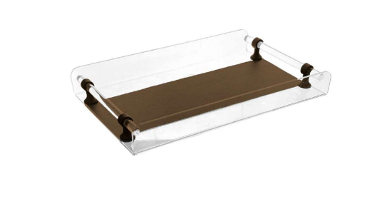 Tray Clear - Brown