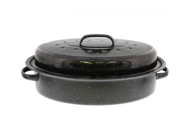 Roasting Pot Black 37x26cm