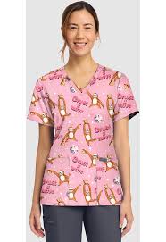 Top estampado con cuello de pico Crust a Move