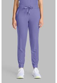 Jogger Bekah de tiro medio color violeta persa