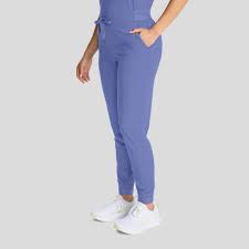 Jogger Bekah de tiro medio color violeta persa