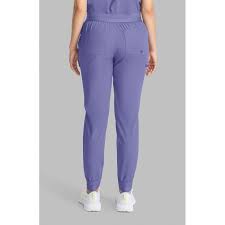 Jogger Bekah de tiro medio color violeta persa