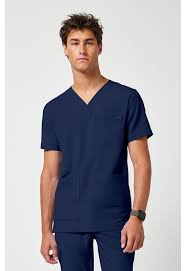 Men's V-Neck Top Navy