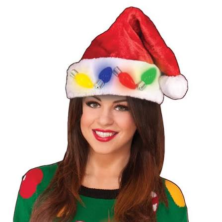 GORRO DE NAVIDAD LUMINOSO