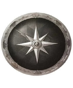Silver & Black Shield